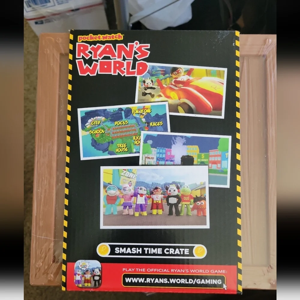 Kids toys Ryan's World. Smash the crate. For kids!. Great activity NEW